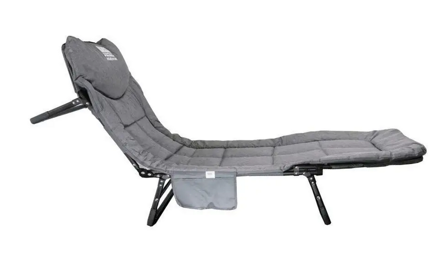 Кровать раскладная Bass Polska BH 31005 с регулировкой спинки 200х64х30 см Серый Кровать раскладная Bass Polska BH 31005 с регулировкой спинки 200х64х30 см Серый