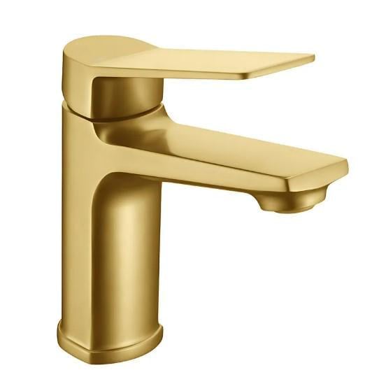 Смеситель для раковины MIXXUS Wilson 001 Brushed Gold (MI7128) Смеситель для раковины MIXXUS Wilson 001 Brushed Gold (MI7128)