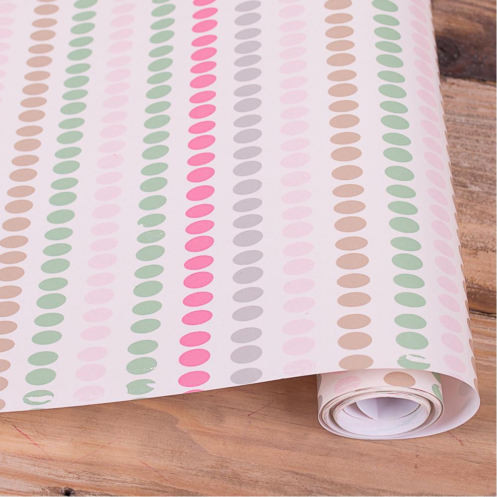 Упаковочная бумага Нежная Пастель 70 см 10 м (468-32)