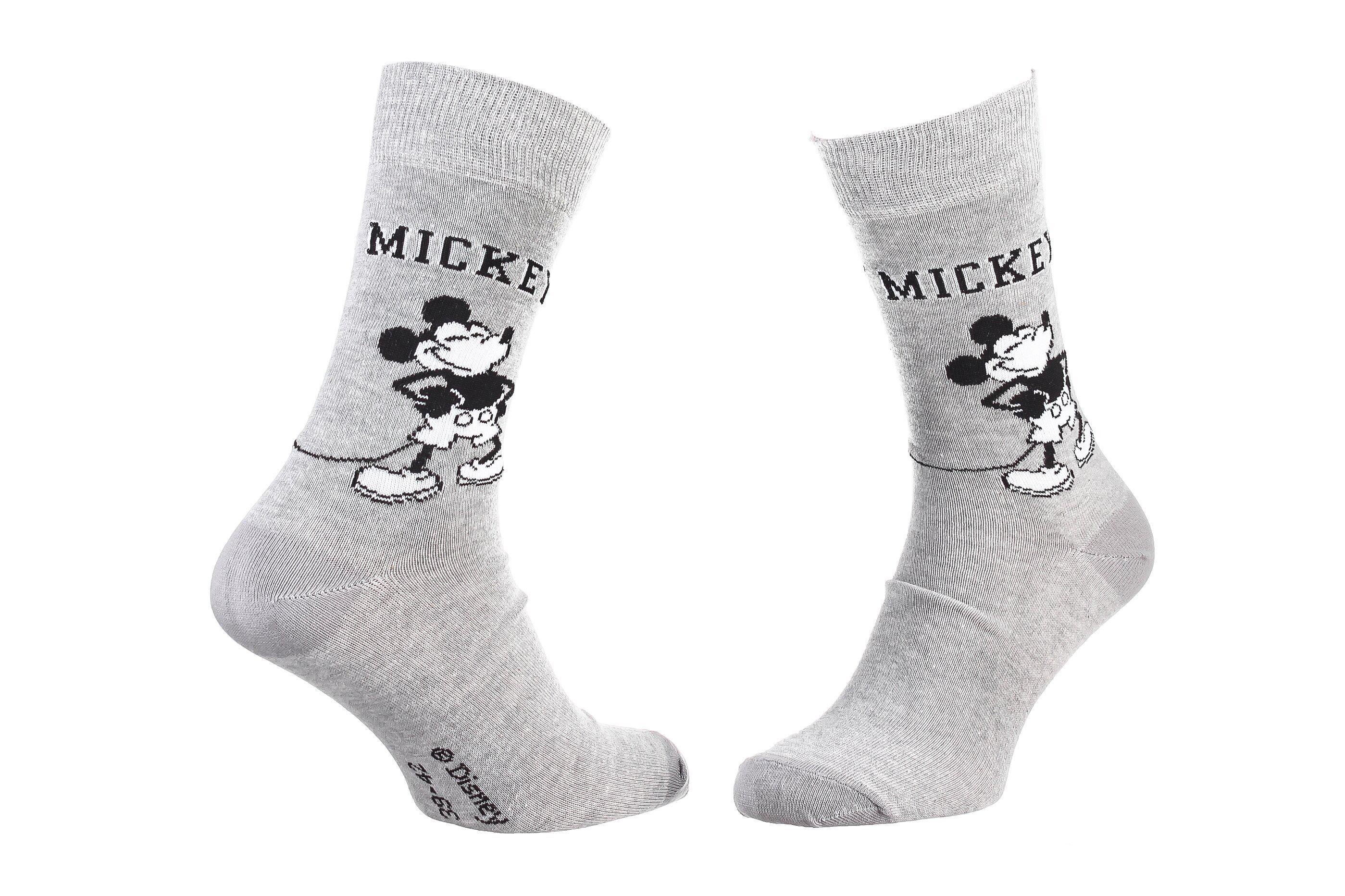 Носки Disney Mickey Mickey Character 1 пара р. 39-42 Light gray (93154962-4)