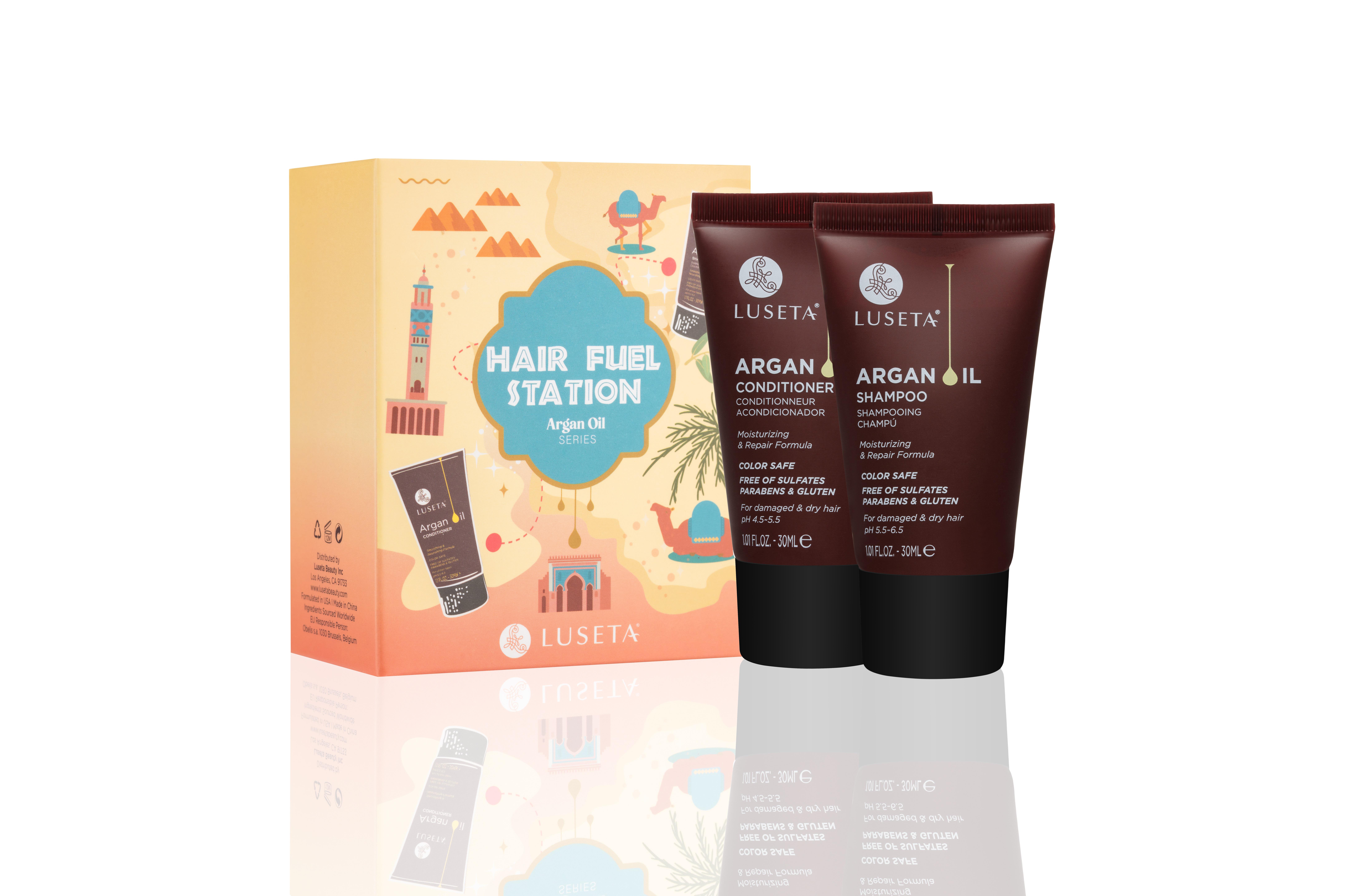 Набор для волос дороже с маслом арганы Luseta Beauty Argan Oil Travel Set Duo 2×30 мл (23335485)