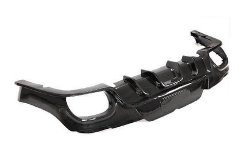 Диффузор заднего бампера DDCarbon 2013-2016 DDCarbon для Porsche Panamera 2009-2016 гг. натуральный карбон (153125)