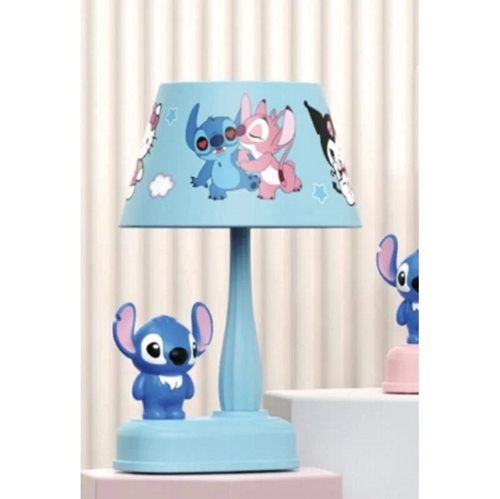 Лампа детская настольная Стич 17х9 см Голубой (343B)