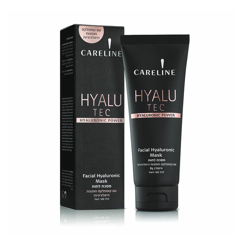Увлажняющая маска для лица Careline Hyalo Tec с комплексом гиалуроновой кислоты и витамином В5 100 мл (7290104969966)