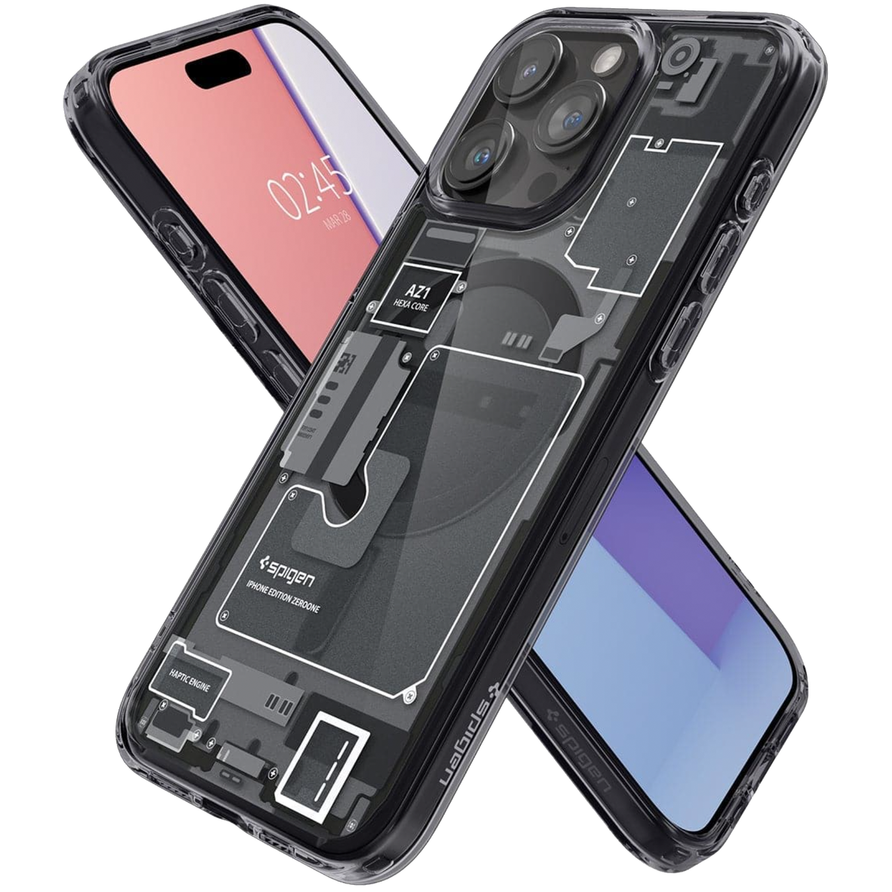 Чохол накладка Spigen U.H.MAG Zero One Case with MagSafe for iPhone 15 Pro Max Black (ACS06582) - фото 9