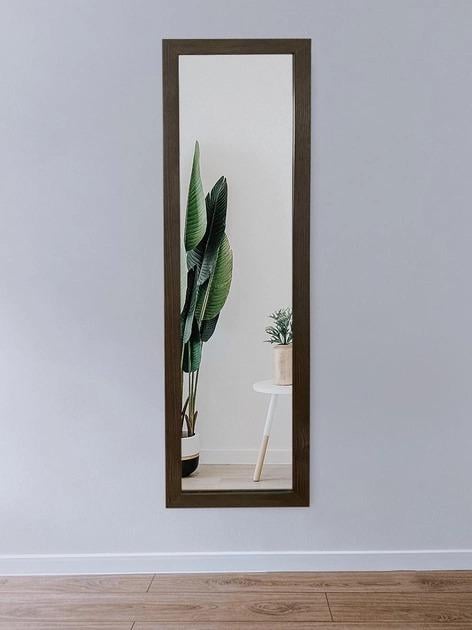 Дзеркало настінне в дерев'яній рамі HomeDeco 100х50 см Шварц (WS602)