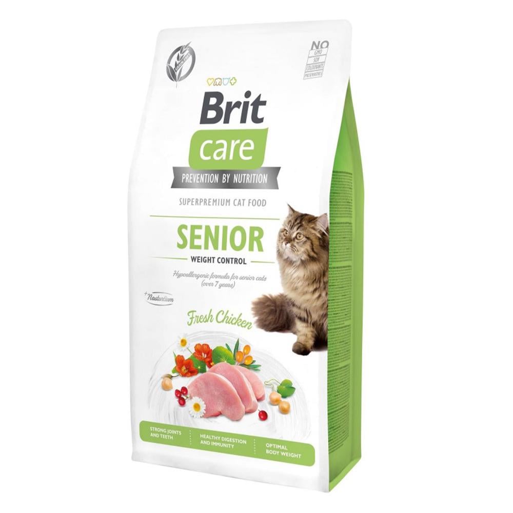 Сухий корм для котів Brit Care Cat GF Senior Weight Control - 7 кг