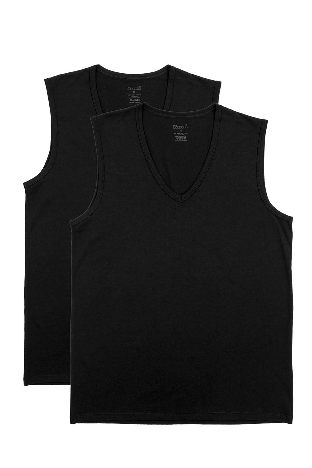 Футболка мужская Kom Барни 2 шт. 2XL Черный (8682919111835)