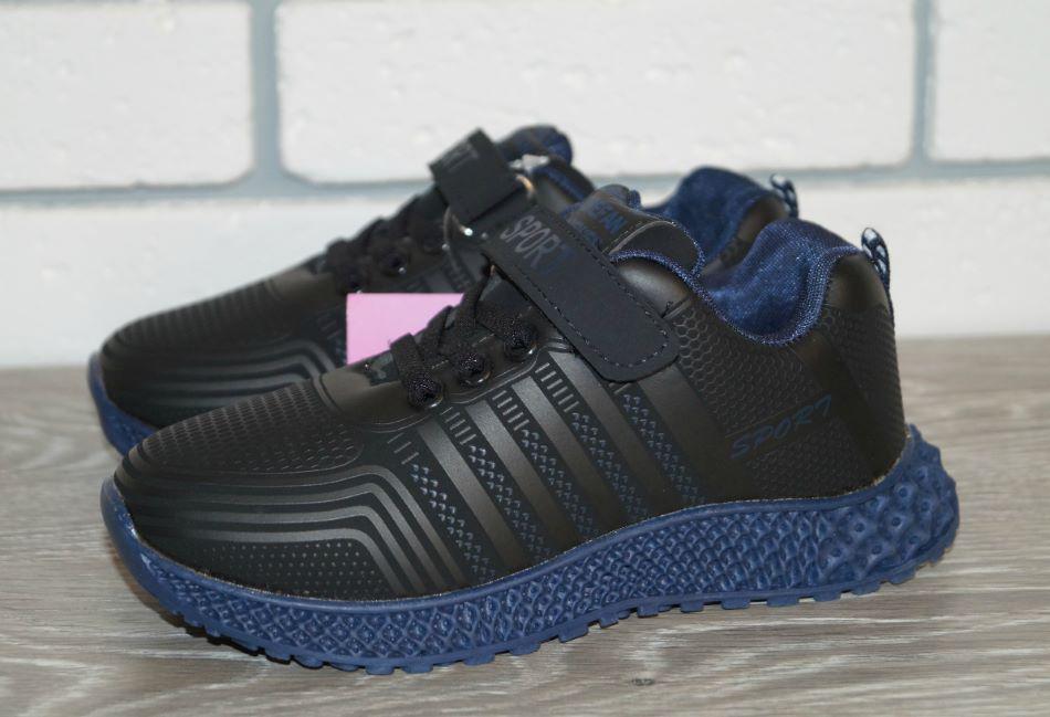 Кросівки Lilin 35 р. 21 см Чорний/Синій (30081-35) Кросівки Lilin 35 р. 21 см Чорний/Синій (30081-35)