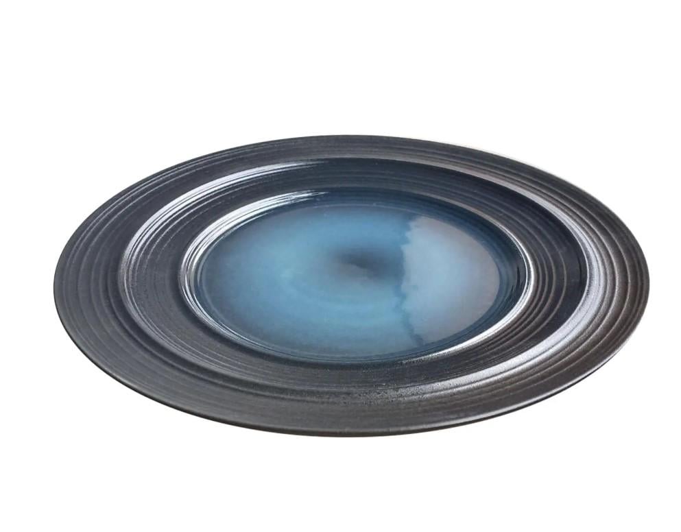 Тарелка Krauff Lucerne Black&Blue 21,4 см (fa2d1665) - фото 2