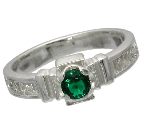 Серебряное охранное кольцо 1026к 19 (3642426)