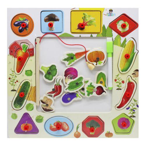 Рамка-вкладыш деревянная Овощи (200711)