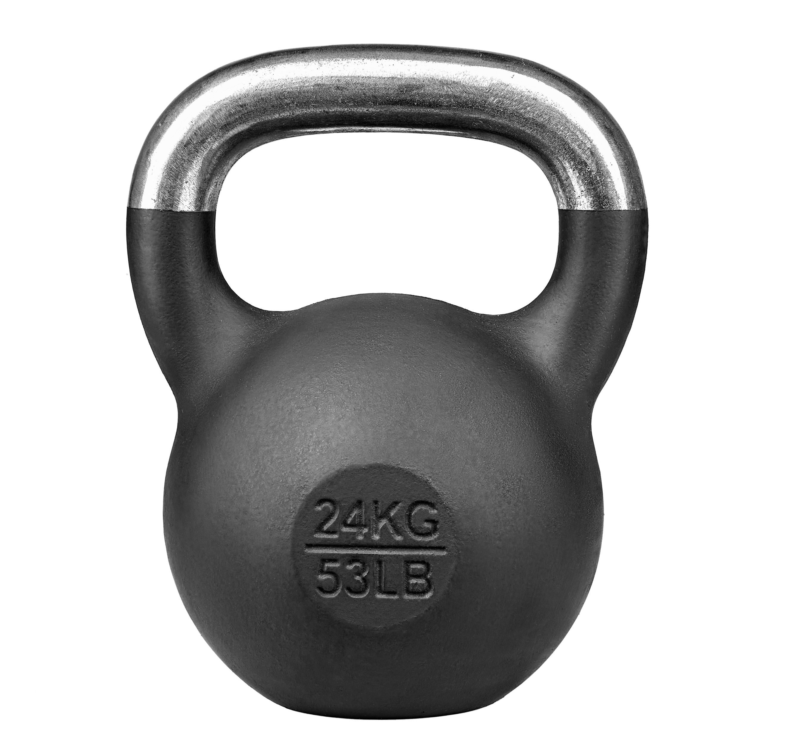 Гиря для кроссфита чугунная 24 кг Черный (24643576)