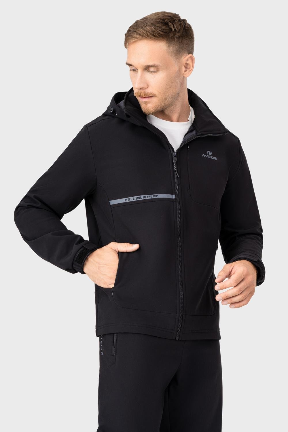 Ветровка Avecs 50435/1-M Черный - фото 5 Ветровка Avecs 50435/1-M Черный - фото 5