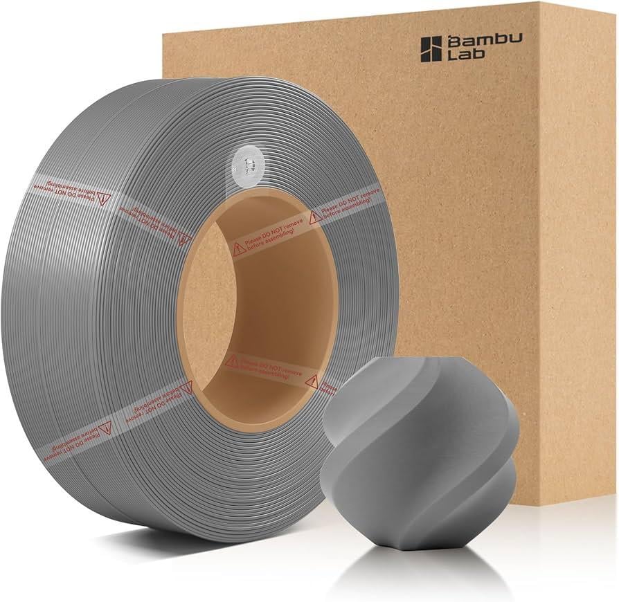 Пластик Bambu Lab PLA Basic с RFID-меткой без катушки Grey/Blue (10602) Пластик Bambu Lab PLA Basic с RFID-меткой без катушки Grey/Blue (10602)