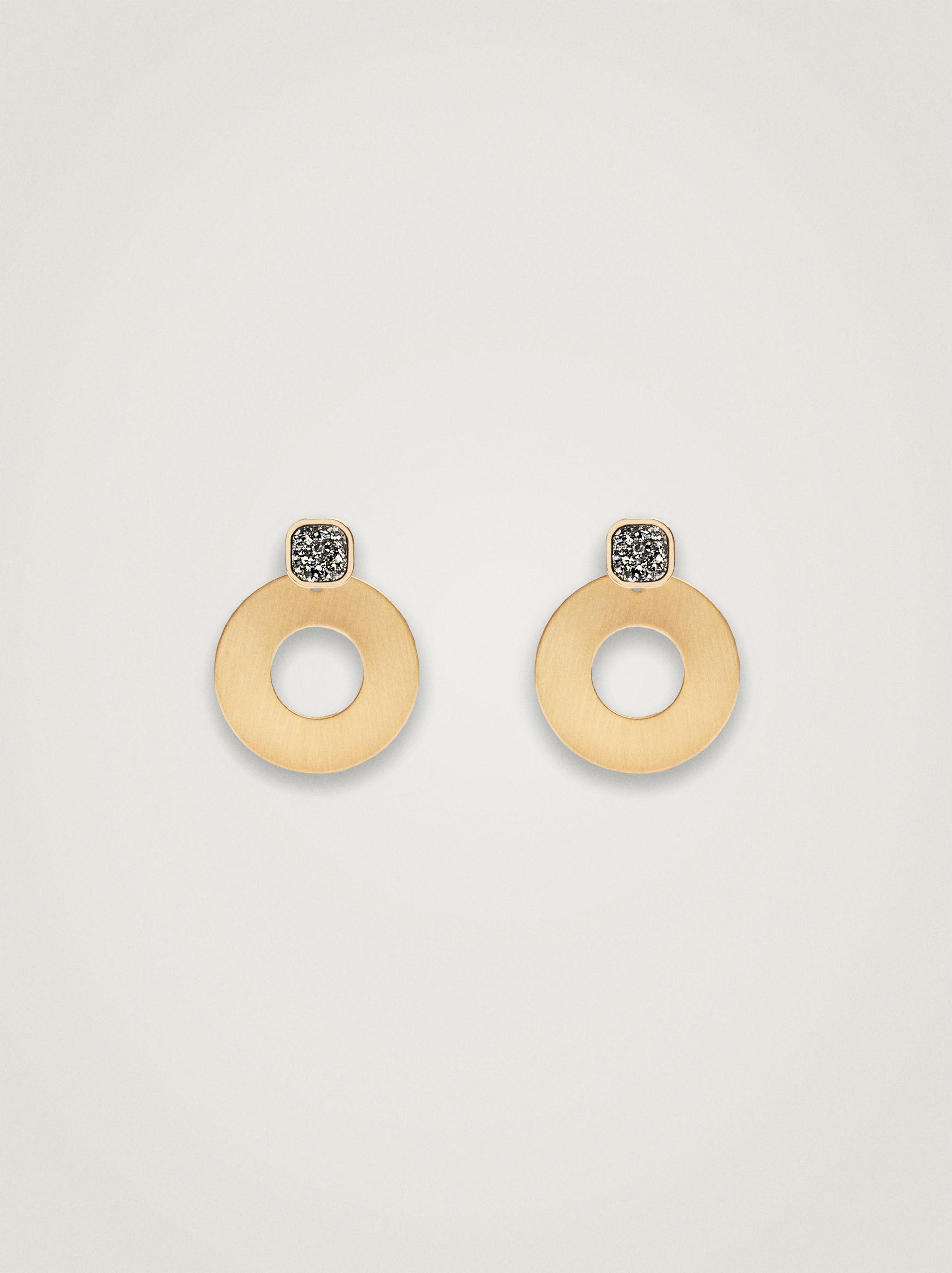 Жіночі сережки Parfois 193165 ONE Золотий