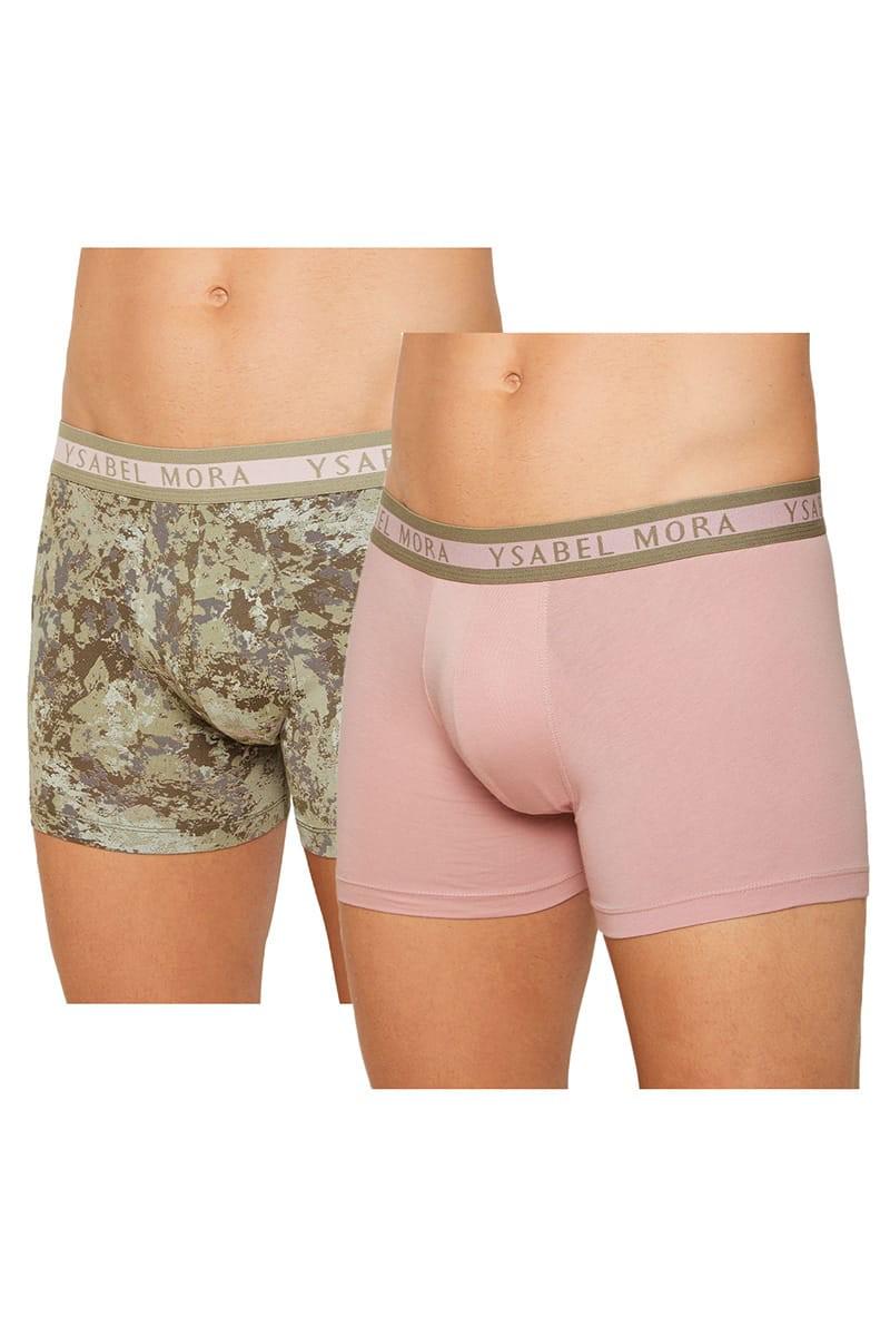 Трусы боксеры Ysabel Mora р. 52/XL Хаки/Бежевый (68782) Трусы боксеры Ysabel Mora р. 52/XL Хаки/Бежевый (68782)