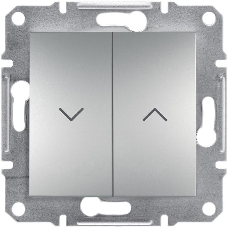 Выключатель Schneider Electric Asfora для жалюзи самозажимной ABS Алюминиевый (EPH1300161) Выключатель Schneider Electric Asfora для жалюзи самозажимной ABS Алюминиевый (EPH1300161)