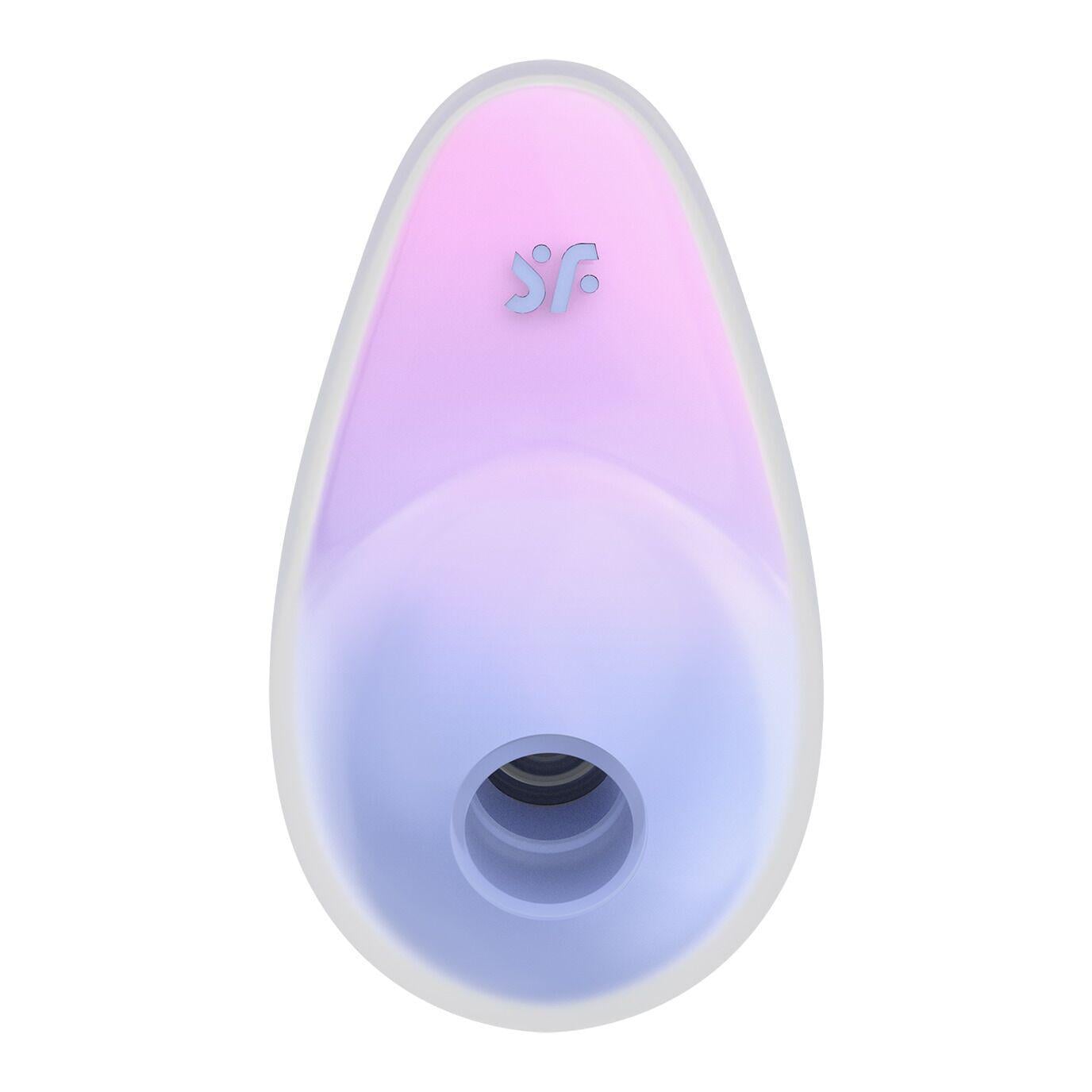 Стимулятор вакуумный с вибрацией Satisfyer Pixie Dust Violet/Pink (SO8972)