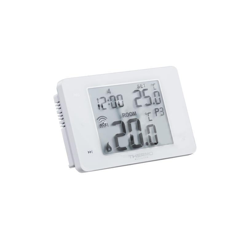 Термостат тижневий програмований Thermo Alliance ТА-2701 Wi-Fi сенсорний (30372473) Термостат тижневий програмований Thermo Alliance ТА-2701 Wi-Fi сенсорний (30372473)