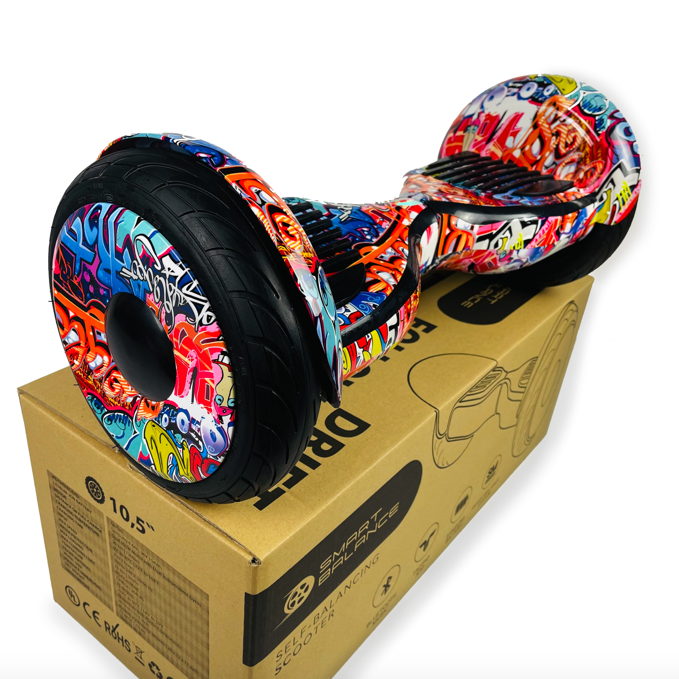 Гіроборд Smart Balance 10.5" PRO 2021 Помаранчевий графіті