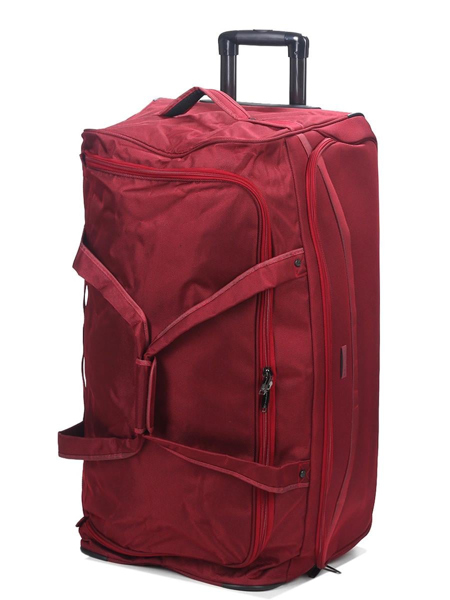 Дорожная сумка на колесах Snowball XL 85х39х42 см 134 л 3,8 кг Красный (371-82)