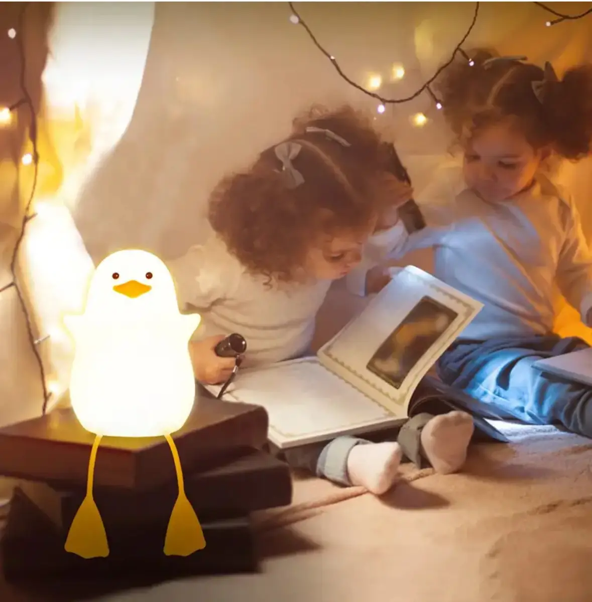 Нічник Мультяшна качка з таймером 9,5х8,5х13 см - фото 3