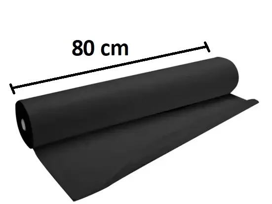 Простыни одноразовые COLOReIT 08х100 м Черный (00116) - фото 2