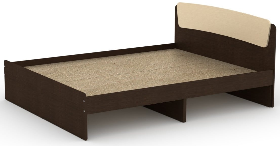 Ліжко класичне Компаніт Класика-140 140х200 см Венге комбі Ліжко класичне Компаніт Класика-140 140х200 см Венге комбі