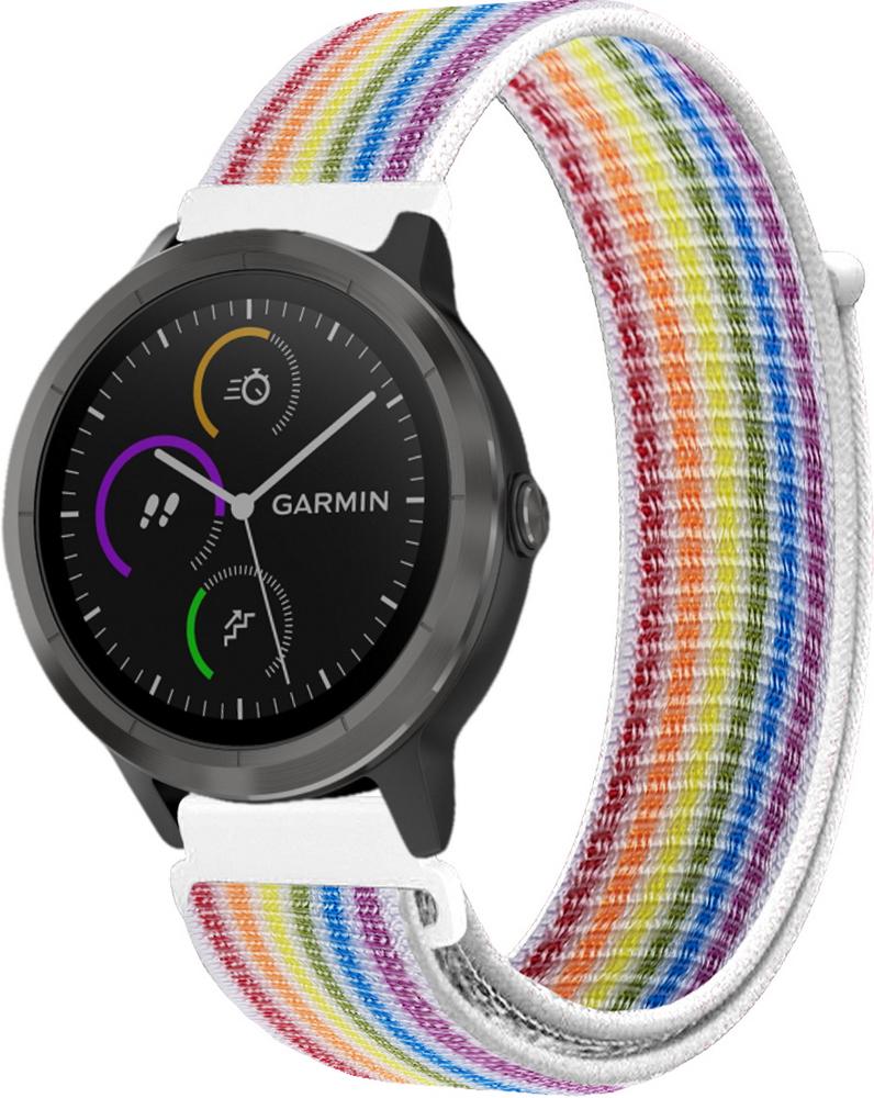 Ремешок нейлоновый Sport Loop для Garmin Vivoactive 3 Разноцветный (27000-64)
