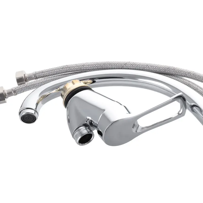 Поворотний змішувач для кухні G-Ferro Hansberg 777 - фото 4