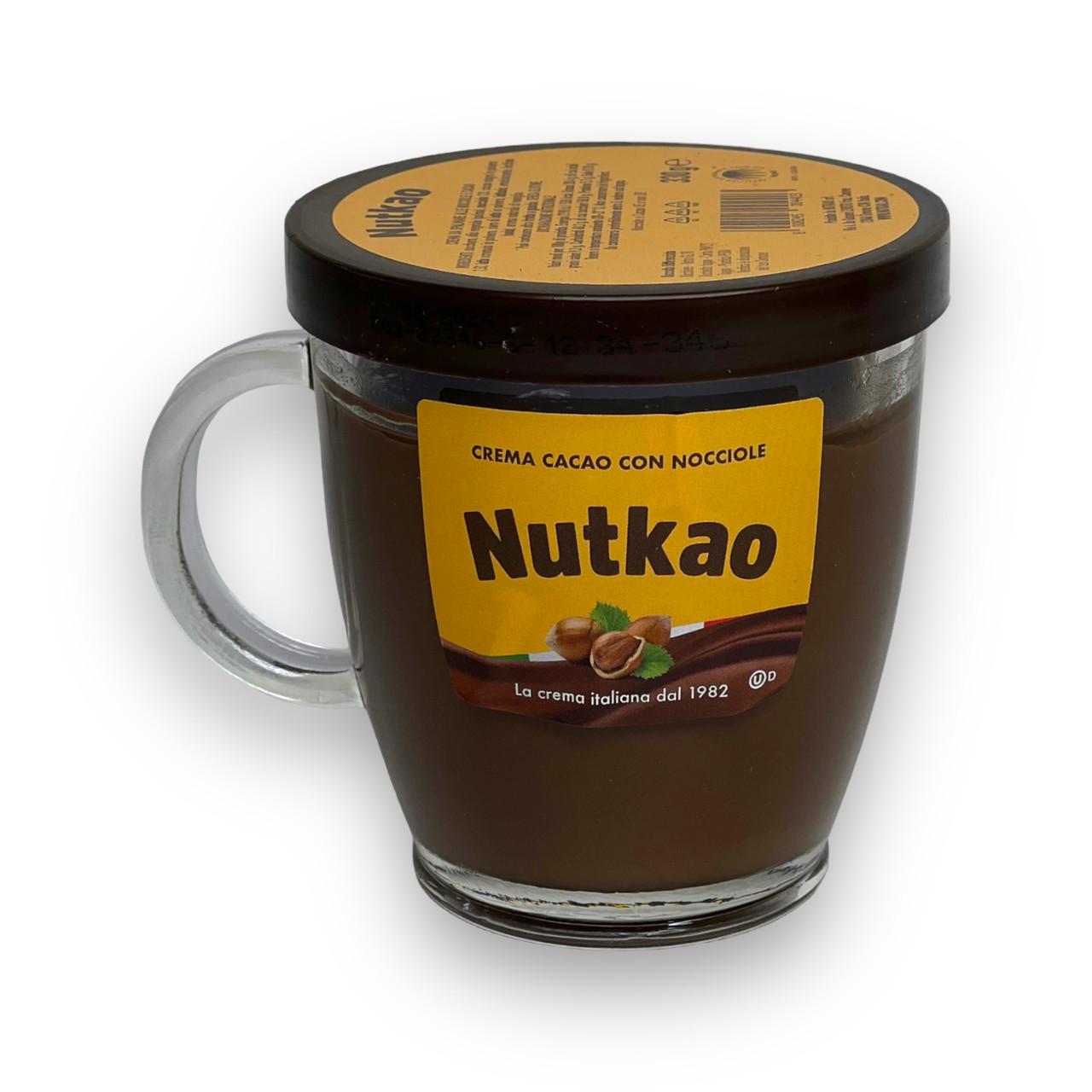 Крем шоколадный NUTKAO Crema da spalmabile alle nocciole cacao 330 г (1971535540)
