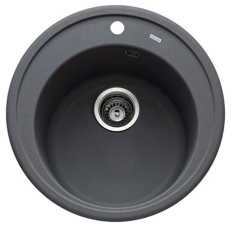 Гранітна мийка Fabiano Arc 51 Grey Metallic