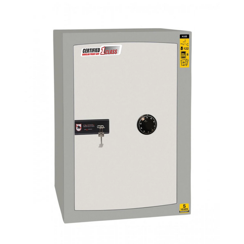 Сейф взломостойкий Griffon H.65.К.С с полкой (2-12-H.65.К.С)