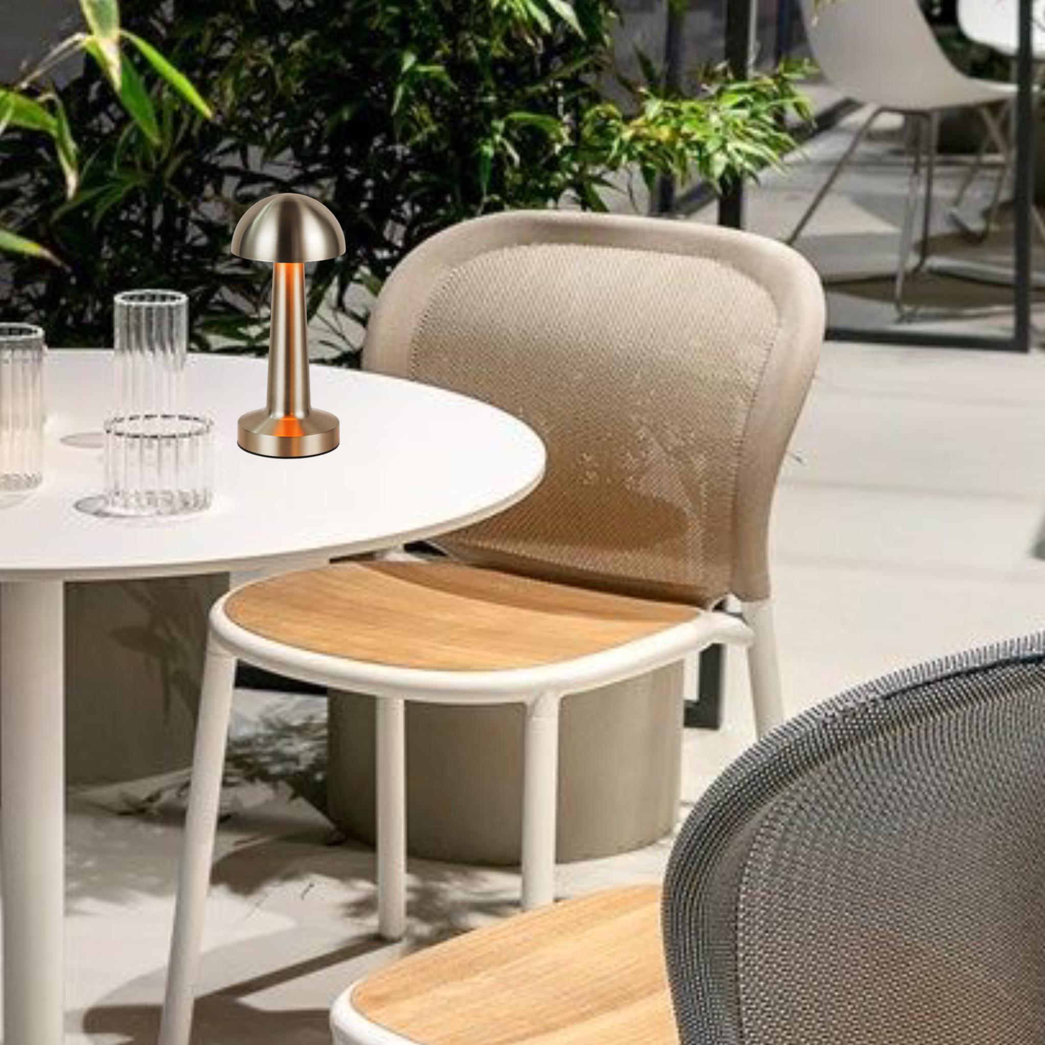 Настільна лампа Грибочок для бара/кафе/ресторана Срібний (795-LTA11 SILVER) - фото 2 Настільна лампа Грибочок для бара/кафе/ресторана Срібний (795-LTA11 SILVER) - фото 2