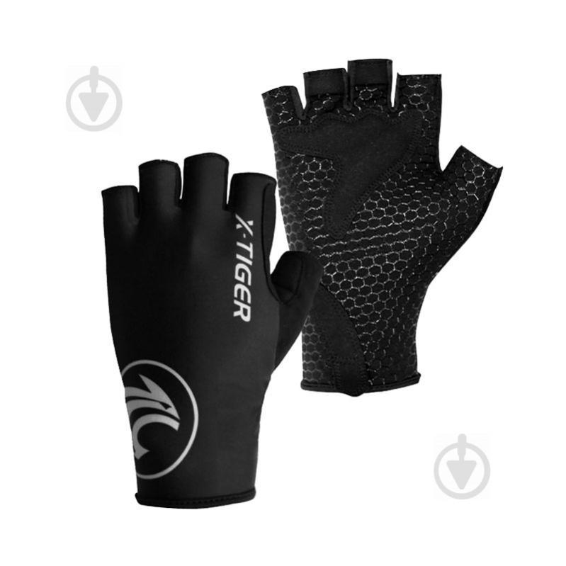 Перчатки велосипедные спортивные X-Tiger XM-DPST-17501 XL Black White