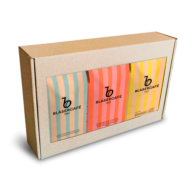 Кофе BLASER зерновой 3 вкуса Ethiopia Sidamo/Java/Lila&Rose Швейцария 3 шт. 250 г (BC-00301)