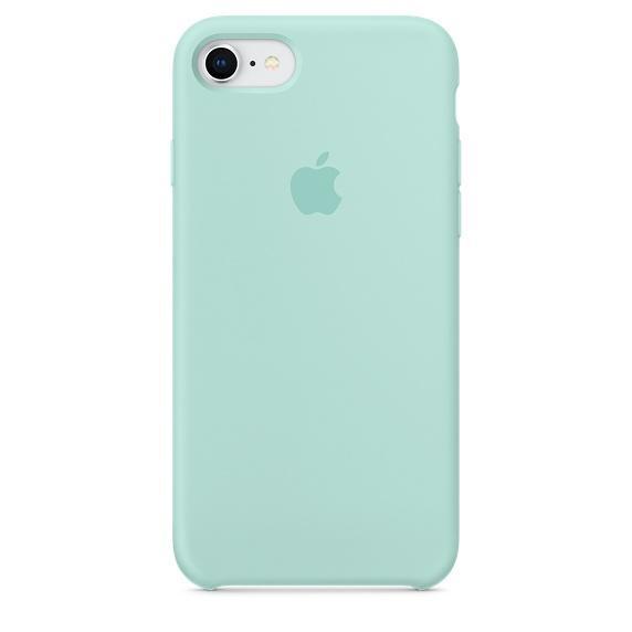 Чехол-накладка Apple Silicone Case for iPhone 7/8, Marine Green (HC) (A)