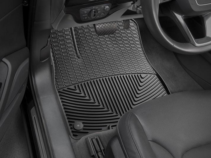 Килимки автомобільні передні гумові WeatherTech W376 Audi Q7/Q8/SQ7 2016 Чорний (1185135889)