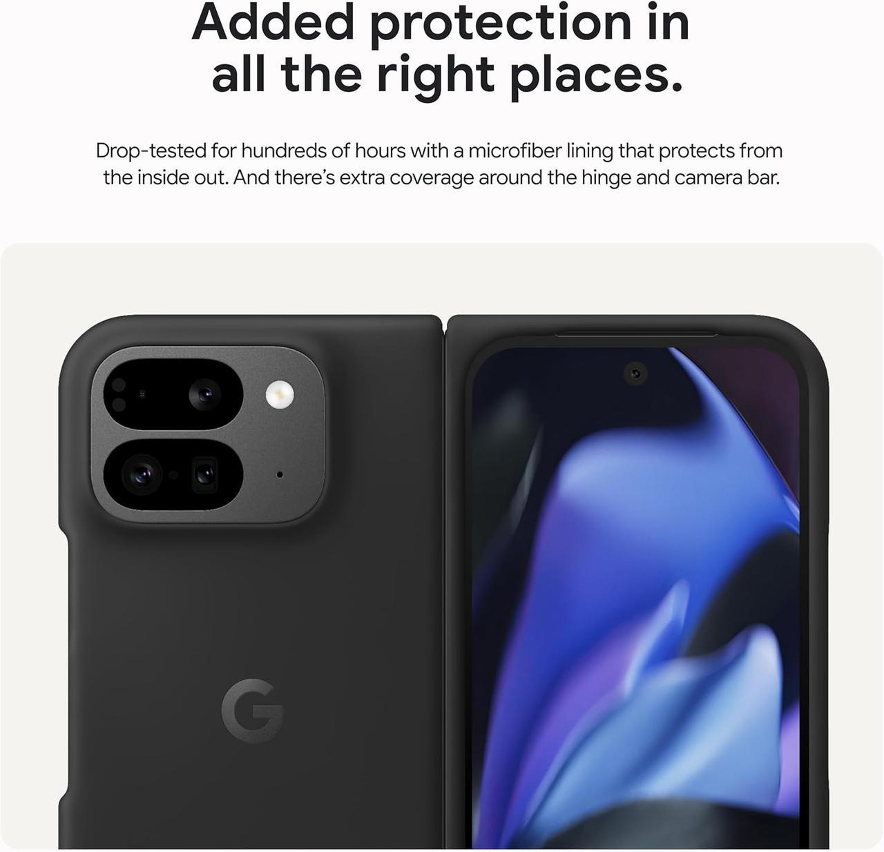 Оригинальный чехол Google Pixel 9 Pro Fold Obsidian GA05513 - фото 6