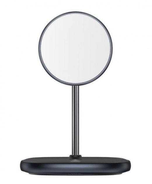 Бездротовий ЗП Baseus Swan Magnetic 15W Black (WXSW-01)