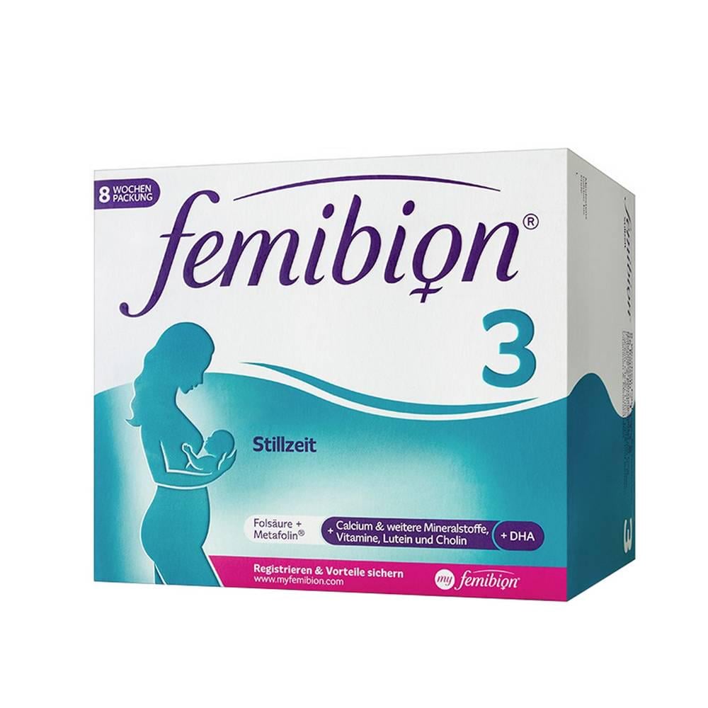 Диетическая добавка Femibion 3 для поддержания грудного вскармливания