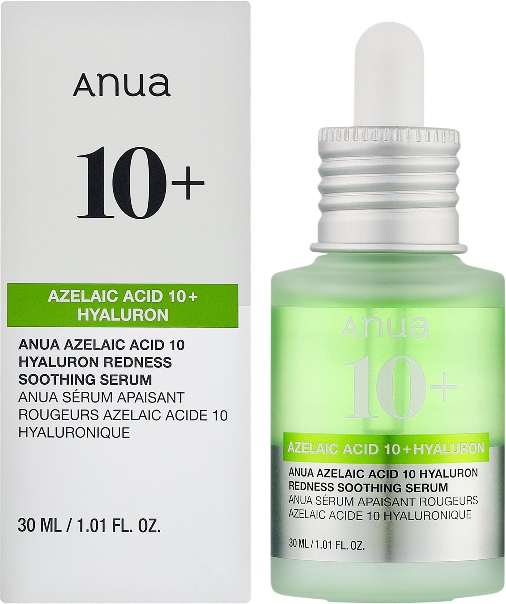 Сыворотка успокаивающая Anua Azelaic Acid 10 Hyaluron Redness Soothing Serum 30 мл