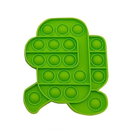 Игрушка антистресс Pop It Among Us бежит Салатовый