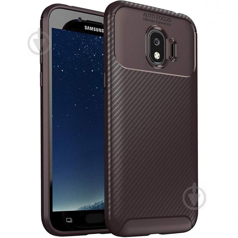 Чехол Carbon Case Samsung J2 Pro 2018 Коричневый (hub_PVJV24013) Чехол Carbon Case Samsung J2 Pro 2018 Коричневый (hub_PVJV24013)