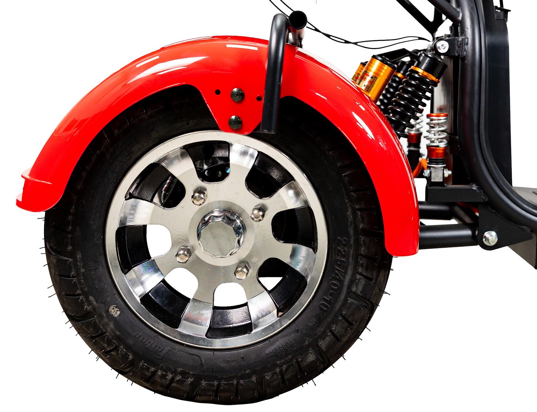 Электроскутер ATLAS Hunter 2500 W Red (2010) - фото 4 Электроскутер ATLAS Hunter 2500 W Red (2010) - фото 4