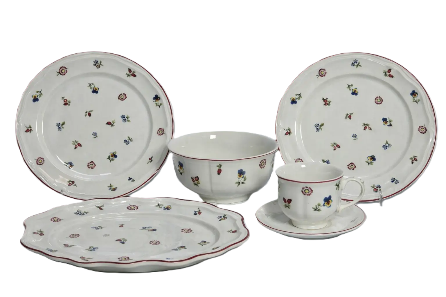 Столовый сервиз RG 1117 на 6 персон 33 предмета тарелки/пиалы/чашки и блюдце (31981479)