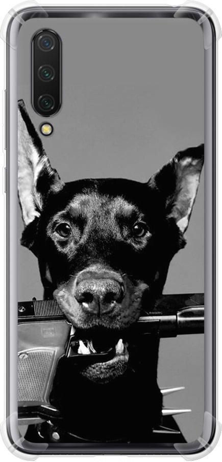 Чехол на Xiaomi Mi 9 Lite Доберман (2745sp-1834-42517) Чехол на Xiaomi Mi 9 Lite Доберман (2745sp-1834-42517)