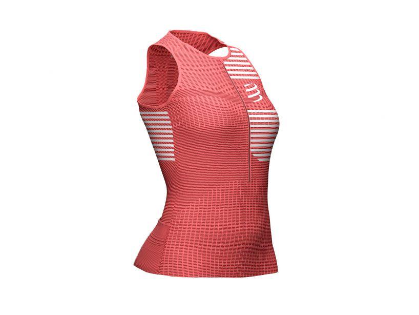 Майка женская спортивная Tri Postural Tank Top W S Коралловый (f8cf76a8)