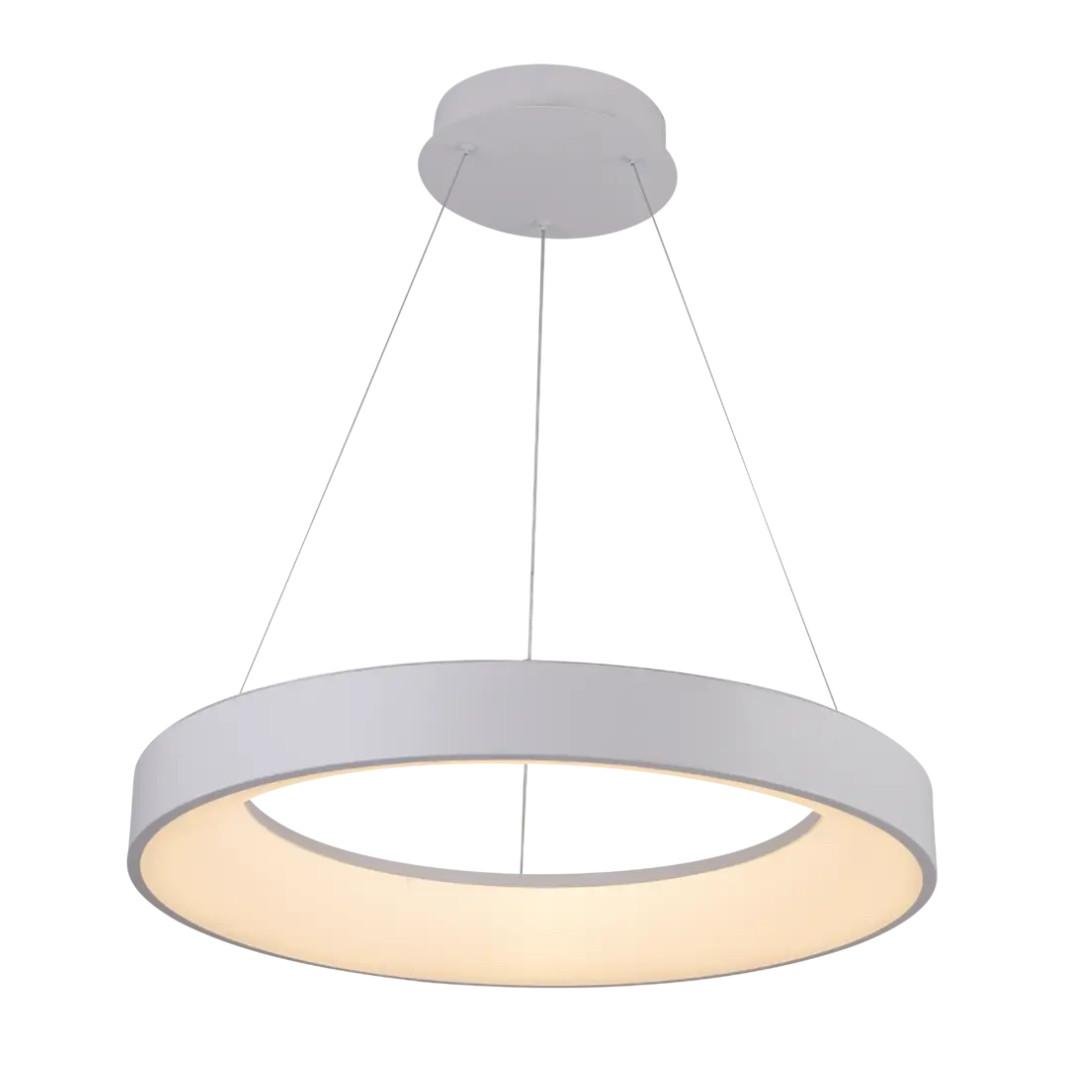 Люстра светодиодная Valeso круглой формы 3000/4000/6500K с пультом 36W Белый (1136)